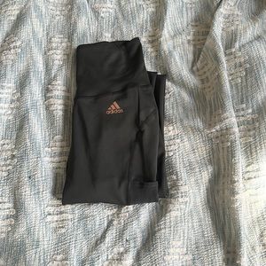 Adidas olive green leggings